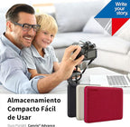 Toshiba Canvio Advance 2TB Portable External Hard Drive USB 3.0, Red - HDTCA20XR3AA