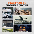 12V 310Ah LiFePO4 Lithium Battery – Max. 3968Wh, 15000+ Deep Cycle Battery with 100A BMS, Low-Temp Cutoff | A+ Grade Cells for Marine, Trolling Motor, Off-Grid Home Energy Storage, Van Life