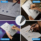 REEYEAR Replacement Tips Set fits for Remarkable Paper Pro Maker Pen, 2 Pack No Wear Out Titanium Alloy Tips, Durable Nibs, Fine Point Design for Precise Writing, Long-Lasting (Not for rM1/2)