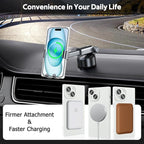 Designed for iPhone 15 Case Compatible with Magsafe Cover Camera Lens Protector Military Grade Protection Shockproof Soft TPU Slim Magnetic Phone Case for iPhone 15 White