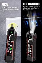 NF-8209S Network Cable Tester, RJ45 Ethernet Tester for POE/Cat5/Cat7/Cat6a/Cat6/Cat5e, Wire Mapper, Length, Open/Short, Wire Fault Locator, Ethernet LAN Network Toner Tool