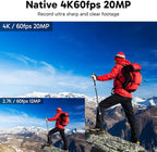 AKASO V50 Elite 4K60fps Touch Screen WiFi Action Camera Voice Control EIS 131 feet Waterproof Camera 8X Zoom Remote Control