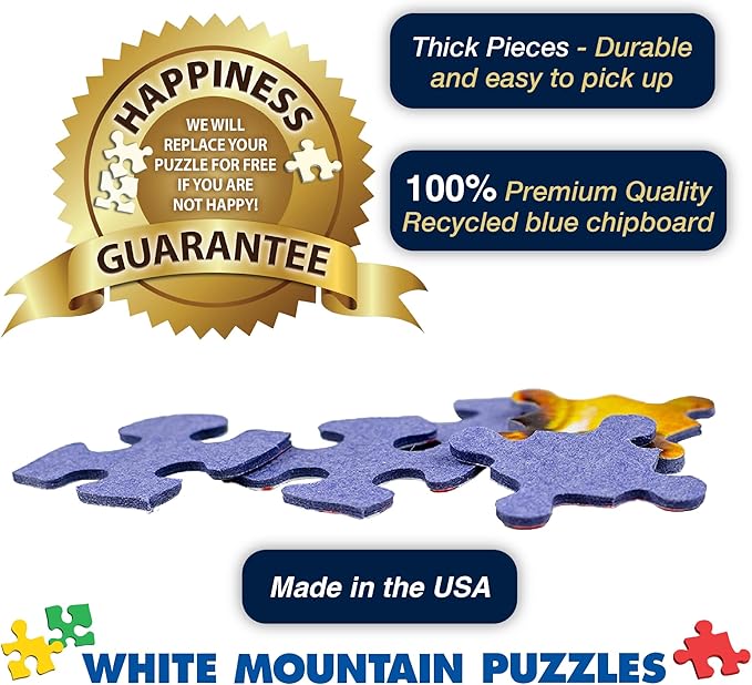 White Mountain Slang We Used Jigsaw Puzzles 1000 Pieces for Adults Children Grandparents Fun Collage Puzzles for Family
