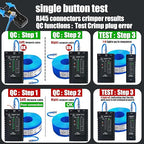 NOYAFA NF-468CS Network Cable Tester Telephone & Continuity Tester Ethernet Cable Mapper for RJ45/RJ11/RJ12/CAT5/CAT6/POE Test UTP/STP Network Test Tool (Black)
