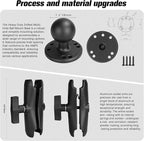 Aluminum Heavy Duty Tablet Mount for Truck, Drill Base Tablet Holder for Car, Compatible with 7.5''-10.2'' Tablets/iPad, iPad Car Mount for Truck, Boat, Dashboard