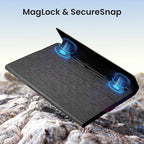 Omnpak Case for Microsoft Surface Pro 12" 2025, Lightweight Protective, Multiple Angle Viewing, Stylus Holder, Compatible with Type Cover Keyboard