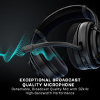 Turtle Beach Atlas Air Wireless Open Back PC Gaming Headset - PC, PS5, PS4, Mobile - 24-bit High-Fidelity Audio, Broadcast Grade Mic, Bluetooth, Floating Earcup, Memory Foam Cushions, 50-Hr Battery