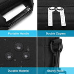 MOSISO Laptop Shoulder Bag, Computer Bag with 2 Raised&1 Flapover&1 Horizontal Pocket&Handle&Belt