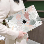 MEEgoodo Case for MacBook Air M4/M3/M2 13.6 inch 2025 2024 2022, Fit Model A3240 A3113 A2681, Compatible with MacBook Air 13 inch, Laptop Hard Shell Case with Keyboard Cover, Cacti