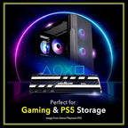 Addlink G55H 2TB PCIe 5.0 Gen5 NVMe M.2 SSD with Heatsink - Up to 10,300MB/s - Game Ready - Internal Solid State Drive - Compatible with PCs and PS5 (ad2TBG55HM2P)