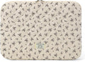 Puffy Laptop Sleeve 13-15.6 Inch Cute Quilted Laptop Protective Case Padded Floral Computer Sleeve for MacBook (A-Black, 15 Inch)