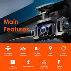 R4-4 Channel Dash Cam W/All Around 1080p Resolution, Wi-Fi, GPS, IR Night Vision, Parking Mode, Collision Detection, Type-C Port