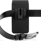 BECPLT Nylon for Galaxy S25 Ultra 5G S24/S23/S22/S21/S20 Ultra Belt Holster Black Cell Phone Holder Belt Clip Holster Case Phone Pouch