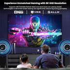 HDMI 2.1 Switch 4 in 1 Out 8K@60Hz 4K@120Hz, 4 Ports HDMI Switcher Selector with Remote, Support HDCP 2.3 HD R 10+ Dolby Vision/Atmos 48Gbps CEC for Apple TV Game PC PS Pro Xbox Roku