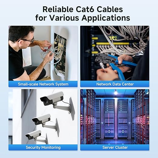 Cable Matters [UL Listed] 10Gbps in-Wall Riser Rated (CMR) 23AWG Bare Copper Cat6 Ethernet Cable - 300ft, Cat 6 Ethernet Cable Spool, Cat 6 Cord Bulk, Black