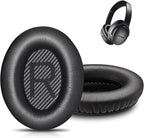 QC35 Replacement Ear Pads,Replacement Ear Pads for Bose QC35 & QC35ii (QuietComfort 35) Headphones - Softer Leather, Memory Foam, Extra Durability