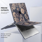 for MacBook Pro 16 inch Case 2021 2022 2023 2024 Release A3186 A3403 M4 A2991 M3 A2780 M2 A2485 M1 Pro/Max, Hard Shell Case with Screen Protector & Keyboard Cover, Spring Floral