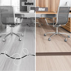 Floor Cord Cover Cable Cavity Self Adhesive Cord Hider Floor Floor Cable Management Power Cord Protector Floor Electric Cord Covers for Offices, Gym, Exhibitions (CoffeeBrown, 2.36" x 10')
