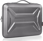 DOMISO 15.6 Inch Laptop Case Rugged Sleeve Waterproof Hard Shell Protective Cover Fits Most 15.6" Laptops/Macbook Pro/Lenovo IdeaPad/HP ENVY/Dell XPS (Silver)