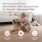 Frigidaire 50-Pint Portable Dehumidifier with Wi-Fi and Energy Star Certification for Medium/Large Rooms & Basements, Custom Humidity Control, Auto Shut Off, White
