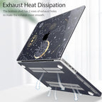 Tuiklol for M4 MacBook Pro 14 Inch Case 2024-2021 Release A3112 A3401 A3185/M3 A2918 A2992/M2 A2779/M1 A2442 Pro/Max Chip,Hard Shell Case with Screen Protector for Touch ID, Magic