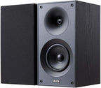 VEVOR Passive Bookshelf Speaker, 300W, Book Shelf Stereo Speakers with 5.25-Inch Woofer and 1-Inch Tweeter, Detachable Grille, 65Hz-20KHz Frequency Response, Wooden Enclosure,for Home Theater (1 Pair)