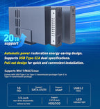 IO CREST 10Gbps Single Bay USB Type-C Enclosure for 2.5" & 3.5" SATA HDD