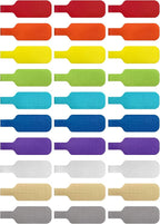 Wrap-It Storage - Cable Labels, Medium, Multi-Color (30-Pack) Write On Cord Tags for Wire Management and Identification