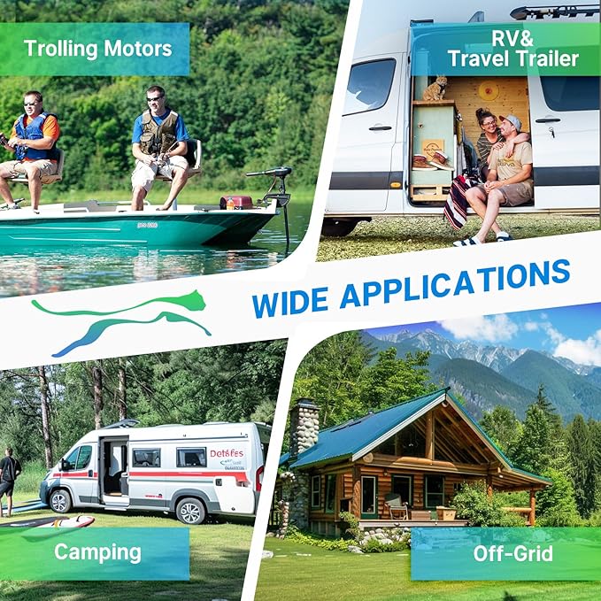 Redodo 3 Pack 12V 100Ah Lithium LiFePO4 Battery, Group 31 Battery Built in 100A BMS, Up to 15000 Cycles, 10 Years Lifetime, Perfect for RV, Off Grid, Solar, Marine, Trolling Motor