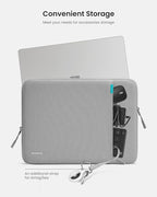 tomtoc 360° Protective Laptop Sleeve for 12-inch New Surface Pro, Copilot+PC 2025, 12.3-13 Inch Surface Pro 11/10/9/8/X/ 7+/7/6/5/4 with Keyboard, Shockproof Water-Resistant Notebook Laptop Case Bag