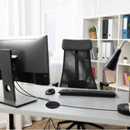 MAHDPRO Desk Grommet 2 Inch (50 mm) Pack of 10 - Black ABS Plastic Desk Cord Hole Cover to Arrange Cables & Wires Through Computer Table/Countertops