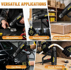 TECKWRAP Heat Gun 2000W with LCD Display, Adjustable Hot Air Gun for Vinyl Wrap, Shrink Wrap, Paint Removal & DIY Crafts (122–1202°F)