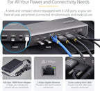 StarTech.com USB-C Docking Station (10-in-1, USB4), Up to 100W Charging for Laptop, 40Gbps Data Transfer, 2.5Gb Ethernet, Single 8K, Dual 4K Display, 6X USB (Not MacOS Compatible)