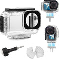 FitStill 196FT/60M Underwater Waterproof Case with Magnetic Quick Release Interface Compatible with DJI Osmo Action 5 Pro Action 4 Action 3,Protective Cover Invisible Diving Action Shell Accessory Kit
