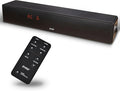 ZVOX Dialogue Clarifying Sound Bar - Patented Hearing Technology, AccuVoice TV Sound Bar with 12 Levels of Voice Boost, 17" Home Theater TV Speakers, Ideal for Smart TVs - AV157 Black