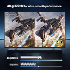 NEWCARE 8K HDMI Switch 3 in 1 Out, HDMI 2.1 Switch with Remote, HDMI Splitter 4K@120Hz Support 8K@60Hz HDCP2.3 HDR10+ VRR ALLM Dolby, HDMI Switcher Compatible with TV PS5/4 Xbox Laptops PC Projector