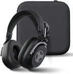 TREBLAB U5 - Hybrid Active Noise Cancelling Headphones Over-Ear, Deep Bass, 55H Battery, Mic for Calls, Bluetooth 5.3, Water-Resistant IPX4, Wireless Headphones Foldable for Travel, Gym, Work, Sports