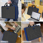 ZINZ Laptop Case Computer Sleeve Briefcase with Multi-pockets for 11.6 12.9 13 13.3 14 15 15.6 16 inch Notebooks