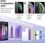 2 Pack Anti Blue Light Matte Screen Protector for iPhone 11 Pro and iPhone xs and iPhone x 5.8-Inch Auto Dust Removal, No Bubbles, Tempered Glass Film, Easy Installation