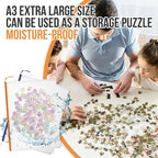 24pcs Mesh Zipper Pouch File Bags Puzzle Storage Bags, A3 17x12 Inches Large Reusable Zipper Pouches for Organizing Classroom Board Game Organization
