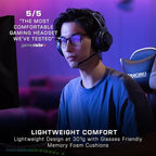 Turtle Beach Atlas Air Wireless Open Back PC Gaming Headset - PC, PS5, PS4, Mobile - 24-bit High-Fidelity Audio, Broadcast Grade Mic, Bluetooth, Floating Earcup, Memory Foam Cushions, 50-Hr Battery
