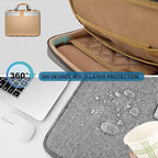 ZINZ Laptop Case Computer Sleeve Briefcase with Multi-pockets for 11.6 12.9 13 13.3 14 15 15.6 16 inch Notebooks