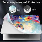 for MacBook Pro 16 inch Case 2021 2022 2023 2024 Release A3186 A3403 M4 A2991 M3 A2780 M2 A2485 M1 Pro/Max, Hard Shell Case with Screen Protector & Keyboard Cover, Flowers & Butterflies