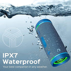 TREBLAB HD77 - Portable Bluetooth Speaker - Powerful 360° Sound, 30W Audio with Impactful Bass, 20H Battery, IPX6 Waterproof, Shockproof, TWS Stereo, Speaker Bluetooth Wireless for Outdoor, Beach Pool
