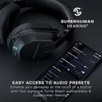 Turtle Beach Stealth 600 Wireless Multiplatform Amplified Gaming Headset for PS5, PS4, PC, & Mobile – Bluetooth, 80-Hr Battery, Noise-Cancelling Flip-to-Mute Mic, 50mm Speakers – Black