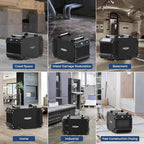 ALORAIR 145 Pint Crawl Spaces Dehumidifier with Pump and Drain Hose, Auto Defrost for Crawlspaces, Commercial, Basements, and Large Rooms up to 1800 Sq.Ft