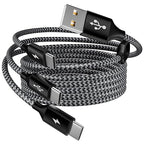 Multi Charging Cable,USB C Splitter Cable,3 in 1 Travel Fast Charging Cord with 3 Type-C Port for iPhone 16 15 Pro Max Galaxy S23 S22 S10 Note 20 Cell Phones Tablets and More,1Pack 5FT