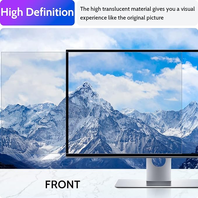 Computer Privacy Screen 19 Inch for 5:4 Standard Monitor, Removable 19inch Anti Blue Light Glare Shield Monitor Privacy Filter (14 13/16" x 11 7/8")