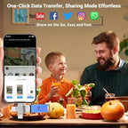 Multiport-Photo-Stick 128GB Automatic Photo & Video Backup for iPhone iPad, Android, PC, Mac | Backup USB Flash Drive with Smart Duplicate Detection | Easy Photo Backup & Transfer Device Memory-Stick