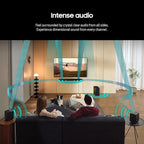Samsung HW-Q910D 9.1.2 ch Soundbar w/Dolby Audio, Surround Sound Expansion, Adaptive Sound, Wireless Subwoofer, 2024